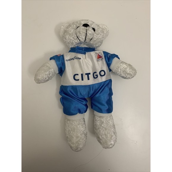 Number 99 CITGO Plush White Bear - Picture 3 of 5